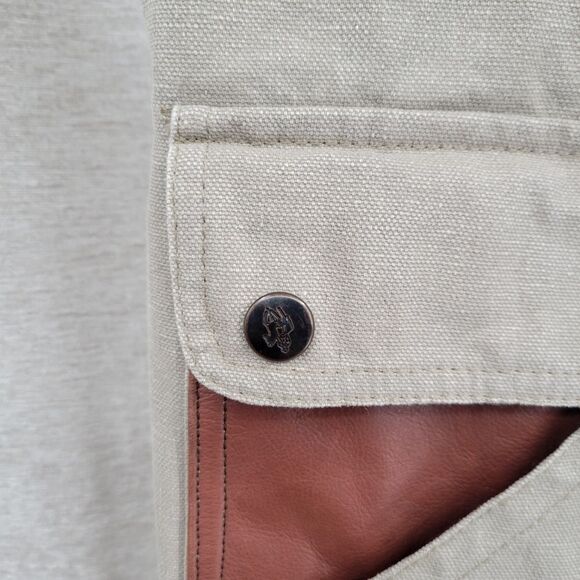 Outback Trading Company Shearer S Utility Vest Men's Large Canvas Vintage - Picture 4 of 16